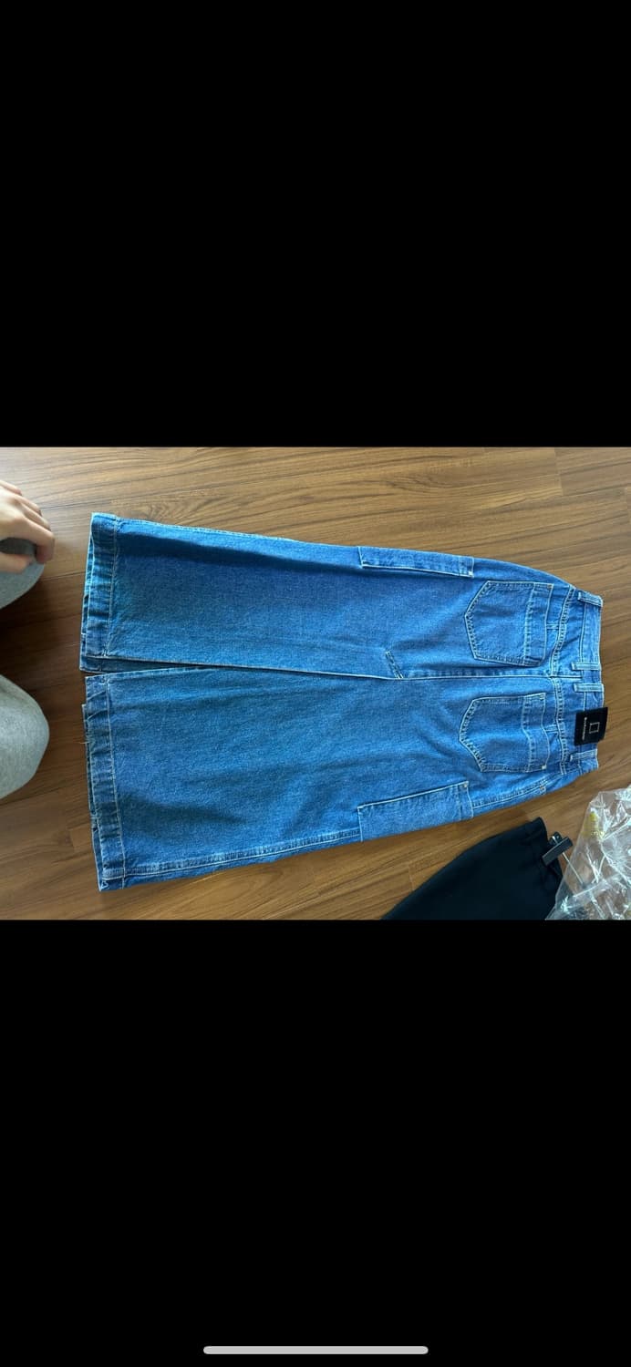 우영미 데님 롱 스커트 34 상품이미지2