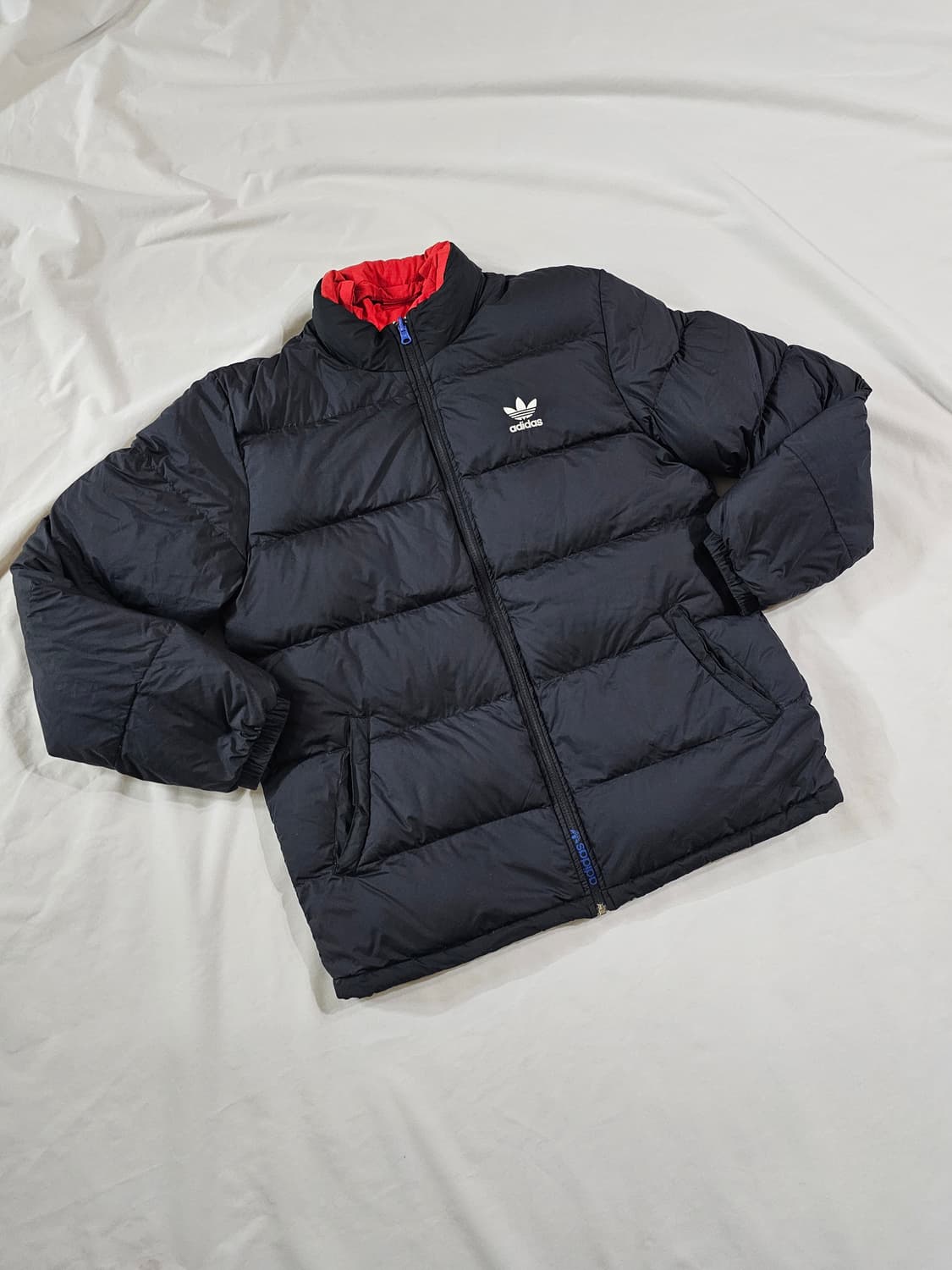 [105, XL] 아디다스 리버시블 양면 덕 다운 패딩 자켓 상품이미지1