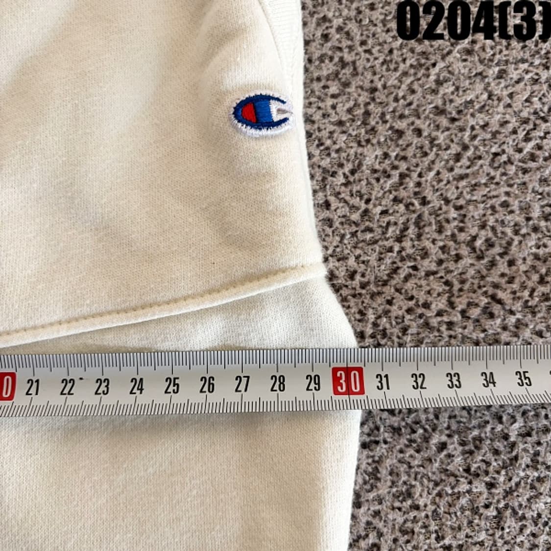 [S] 챔피온 여성 아이보리 트레이닝 조거 팬츠 0204(3) 상품이미지6