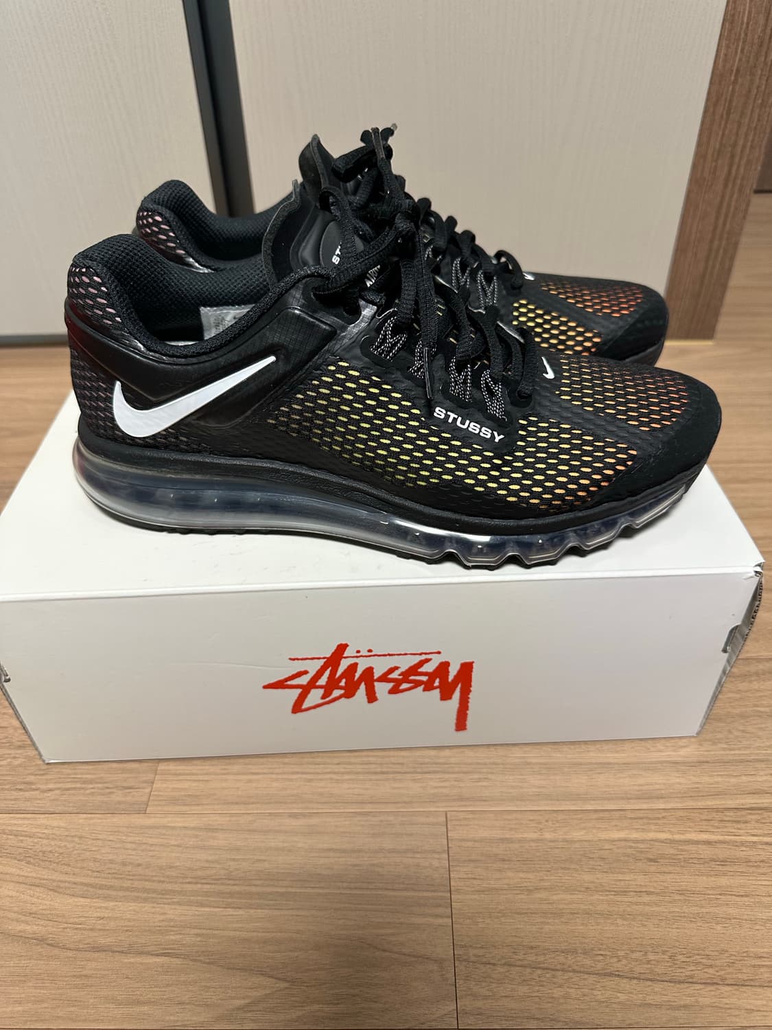 285 나이키 x 스투시 에어맥스 2013 블랙 상품이미지4