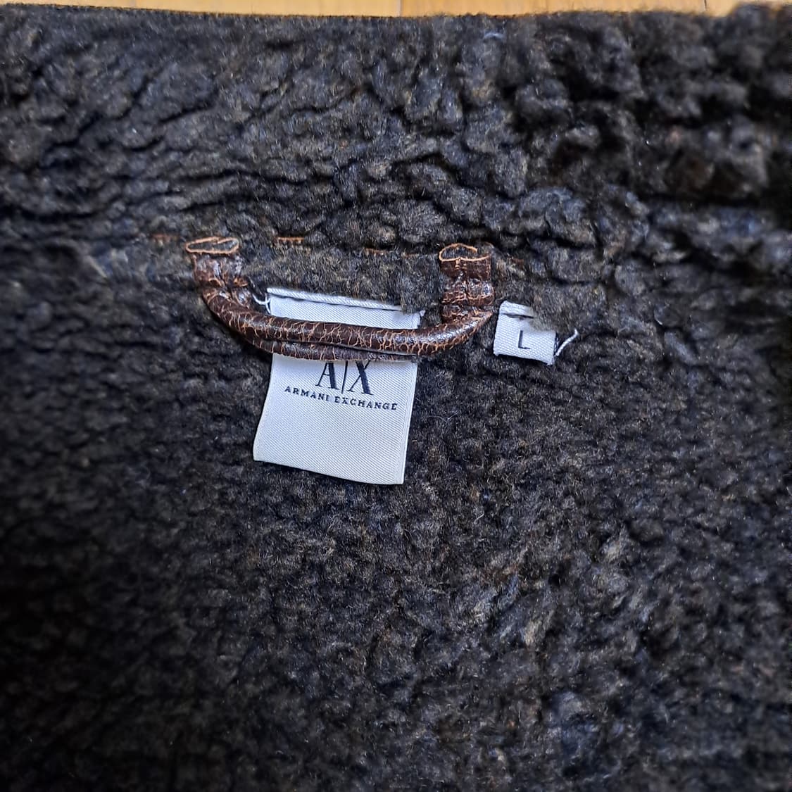 (택포) AX 아르마니익스체인지 비건레더 무스탕 XL B128 상품이미지8