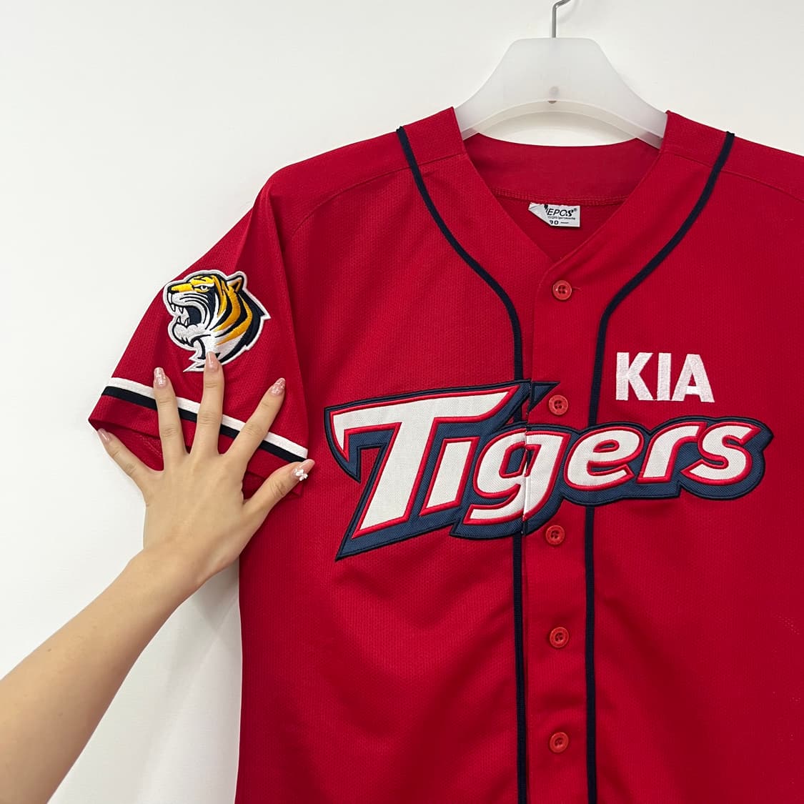 기아타이거즈 네포스 윤석민 마킹 올드 원정 유니폼 상품이미지4