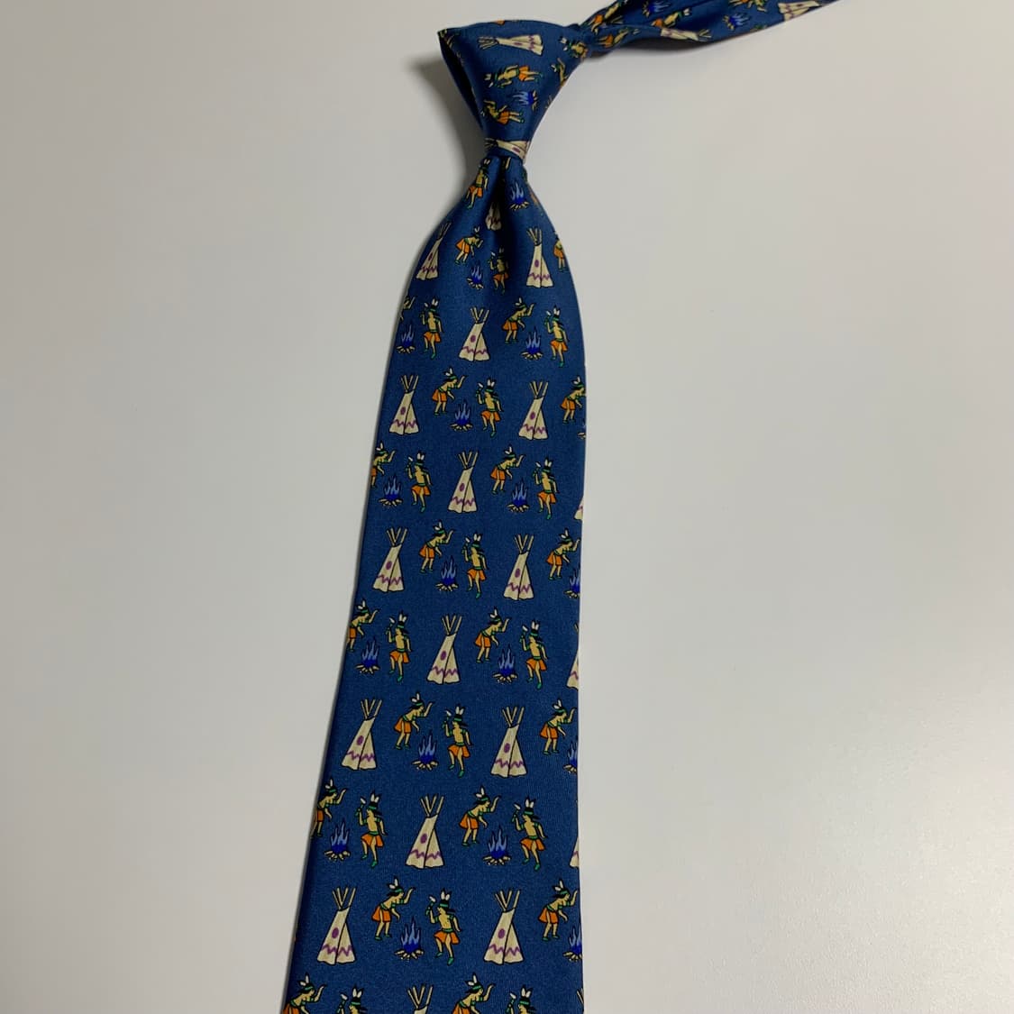 에르메스(HERMES) 명품 결혼식넥타이 A+등급 9cm 상품이미지8