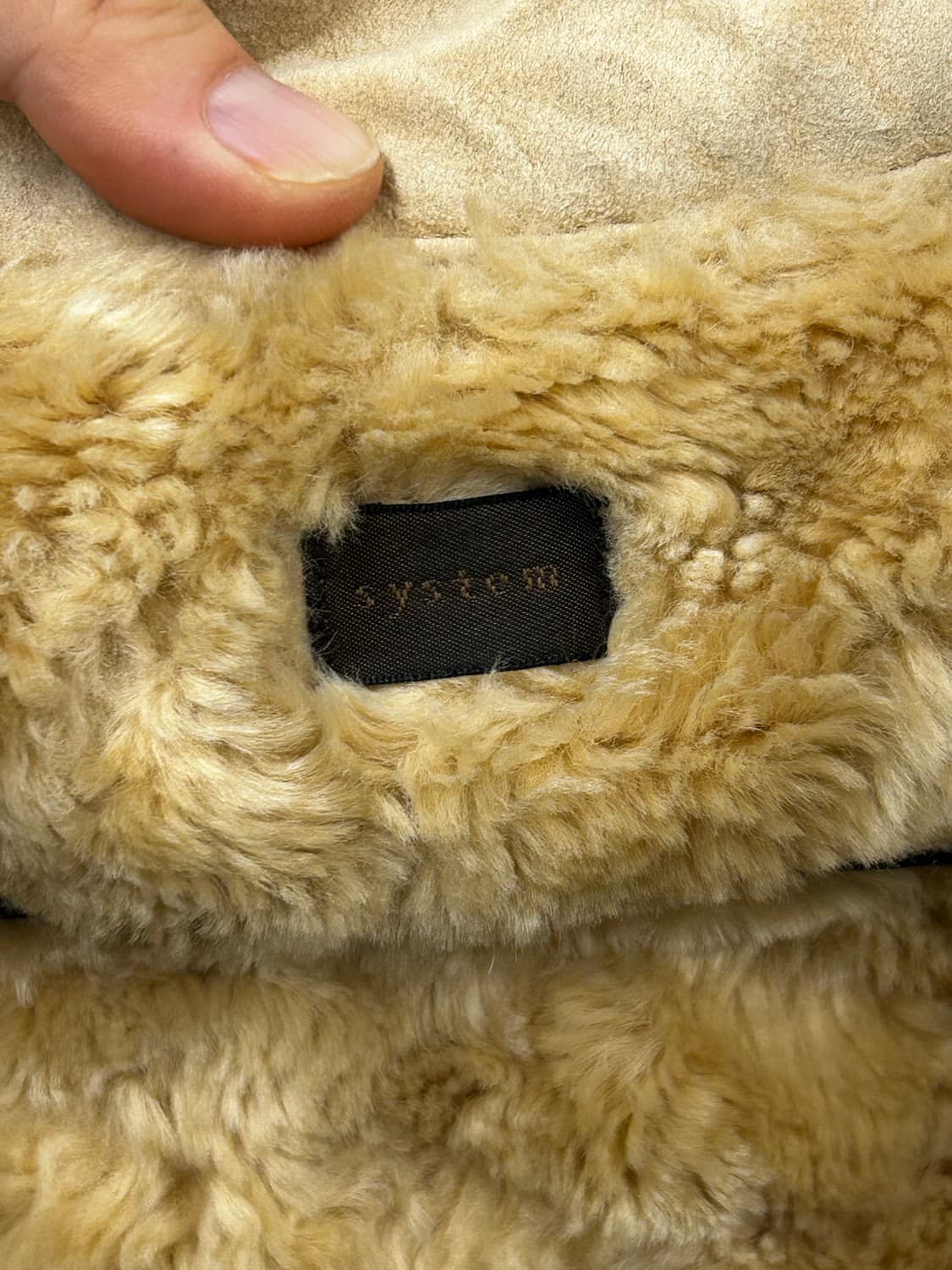 프리미엄 시스템(system) 카키색 스웨이드 여성 짚업 자켓 상품이미지5