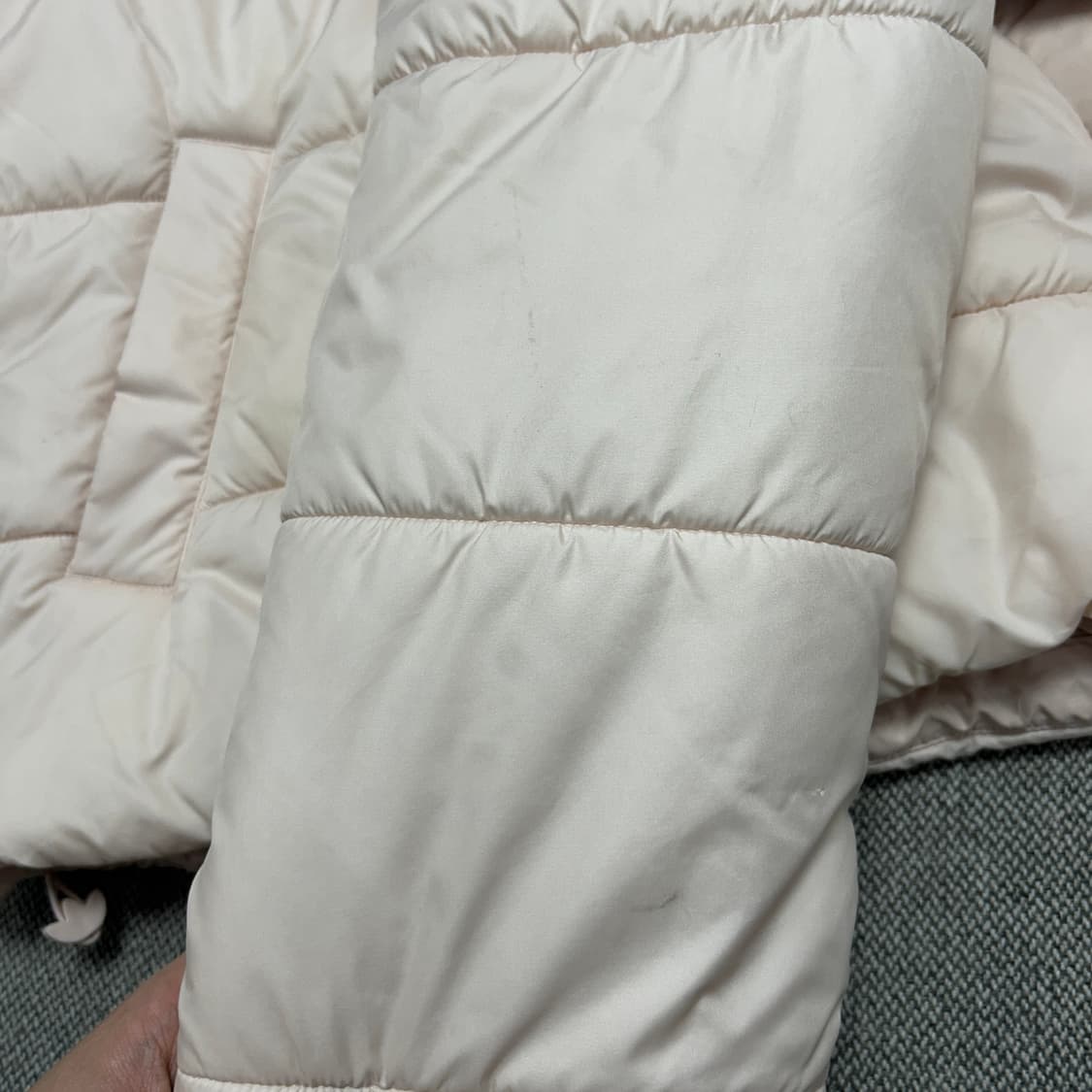 아디다스 우먼스 핑크 파이어버드 패딩(M) 상품이미지6