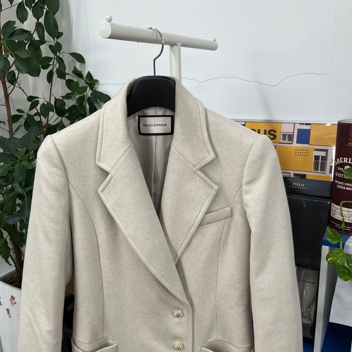 모조에스핀 캐시미어100% 코트 66 상품이미지2