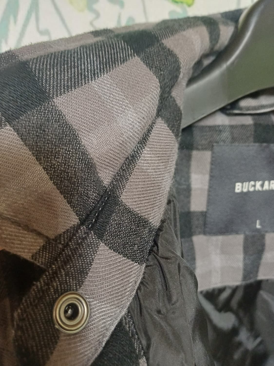 L) 버커루 퀄팅 누빔 자켓 100~105 상품이미지5