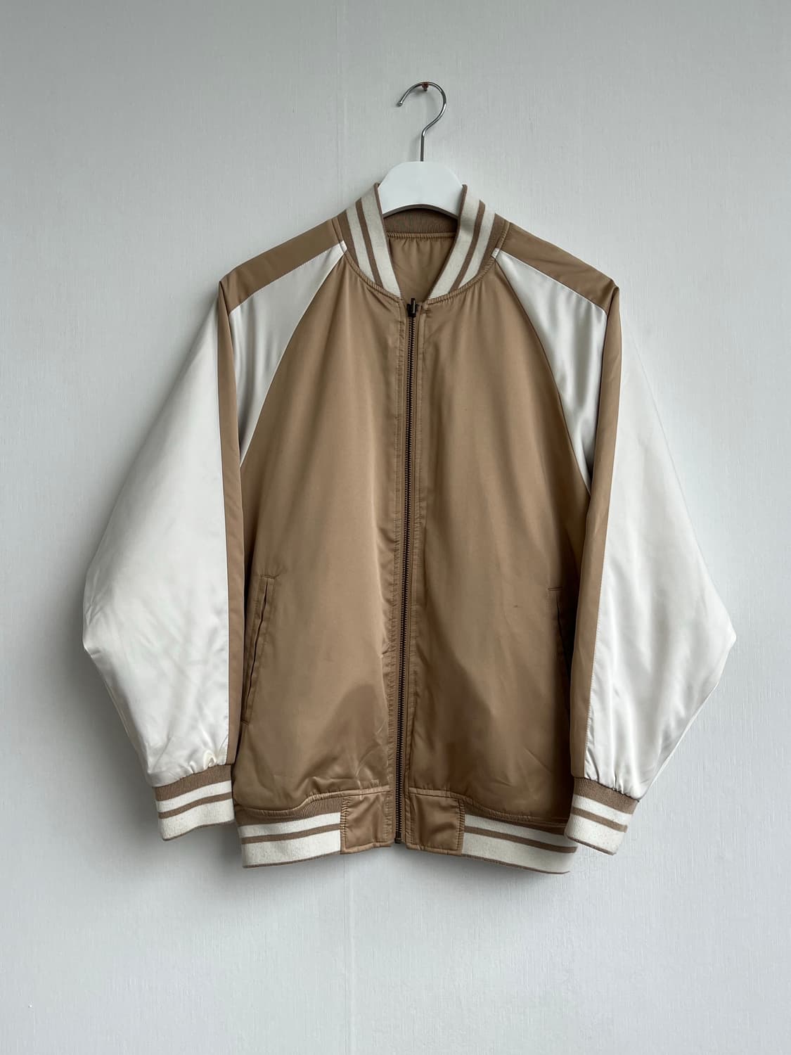 Vintage brown baseball jumper 상품이미지1
