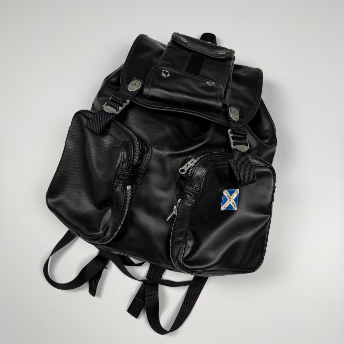 요시다포터 러기지라벨 뉴라이너 럭색 백팩 블랙 상품이미지2