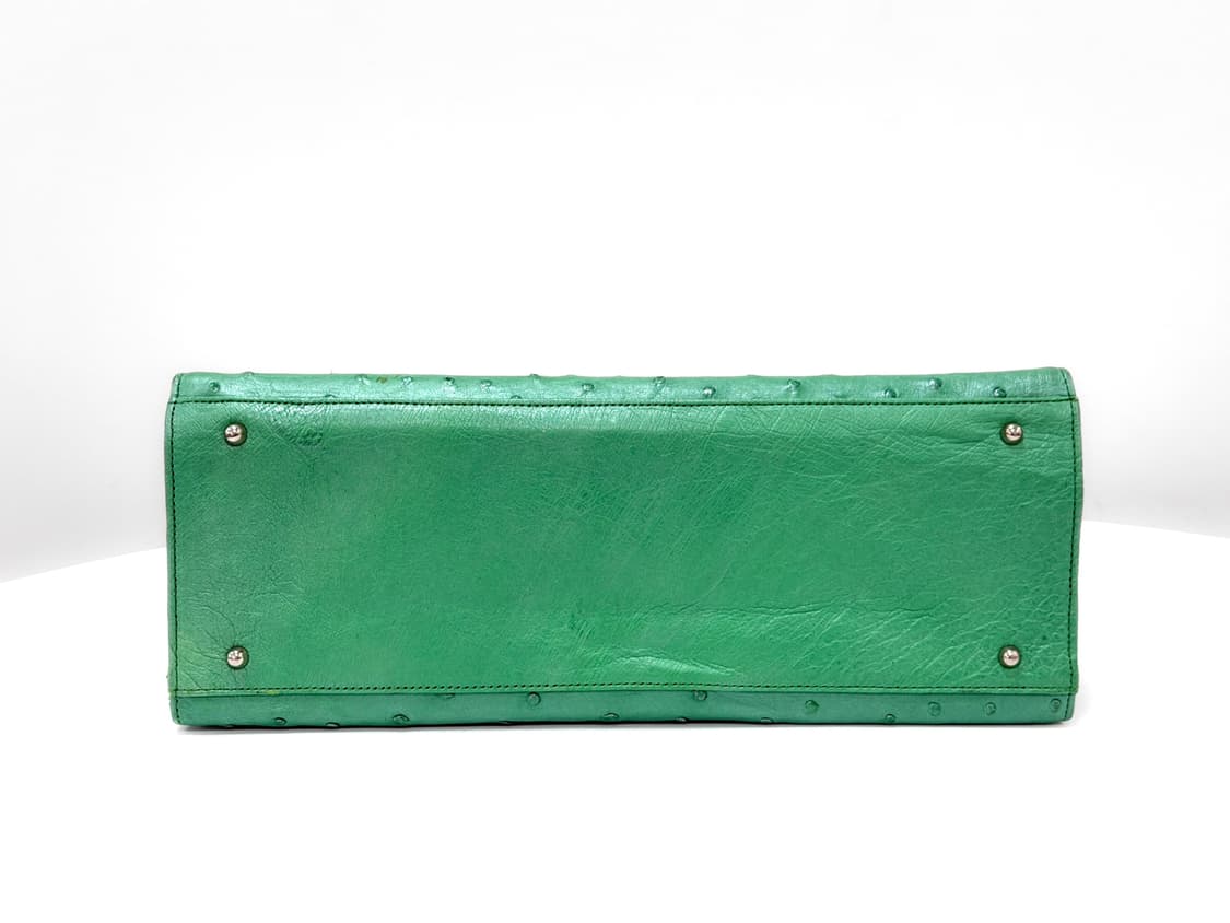 로다니아 JRA 오스트리치 레더 켈리 토트백 상품이미지5