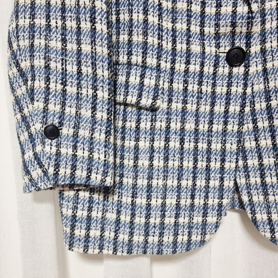 톰그레이하운드 트위드짜임 간절기 자켓 (55-66) 상태완벽 상품이미지3