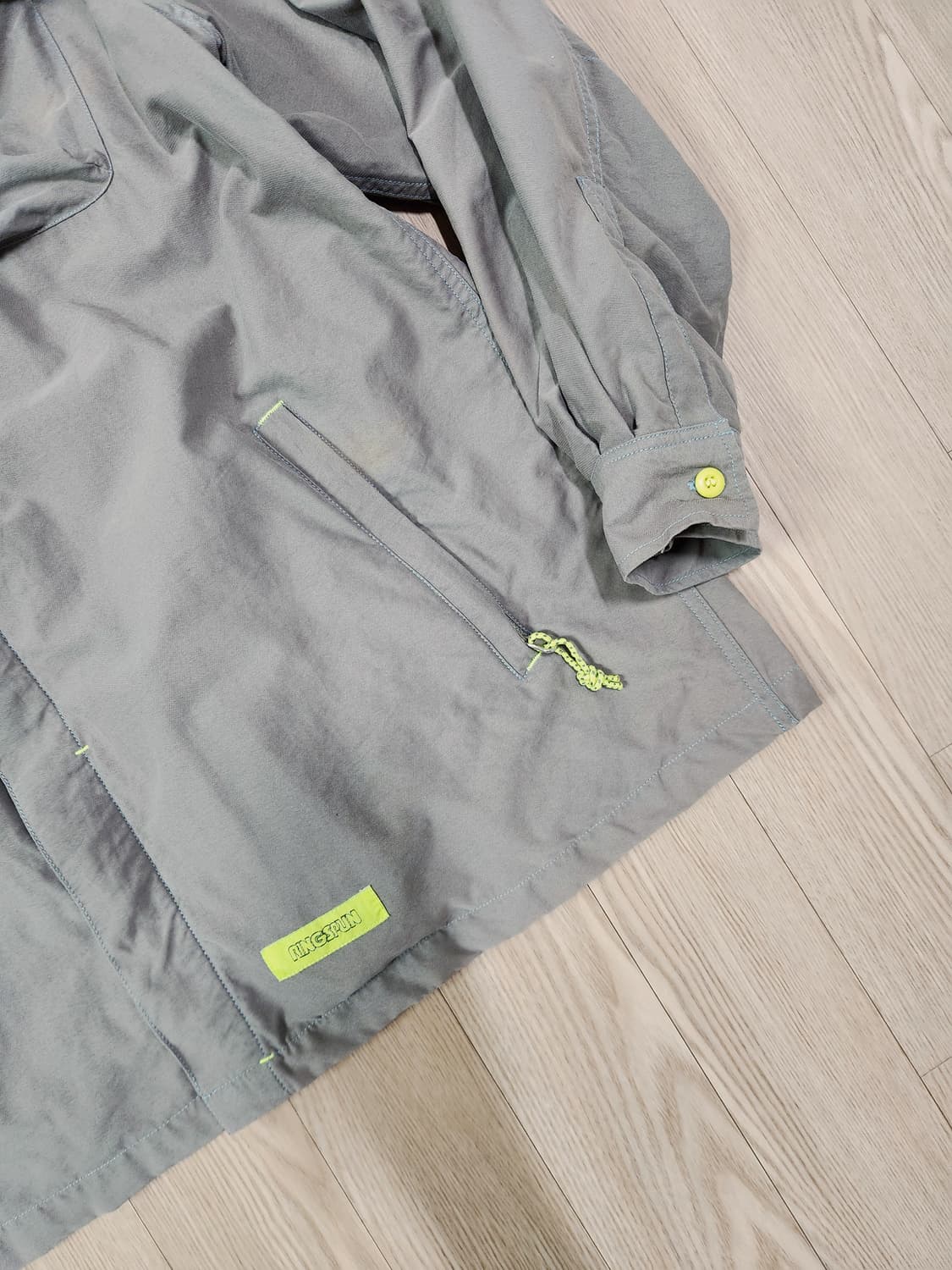 AINGSPUN 카키 그레이 사파리 재킷 상품이미지5