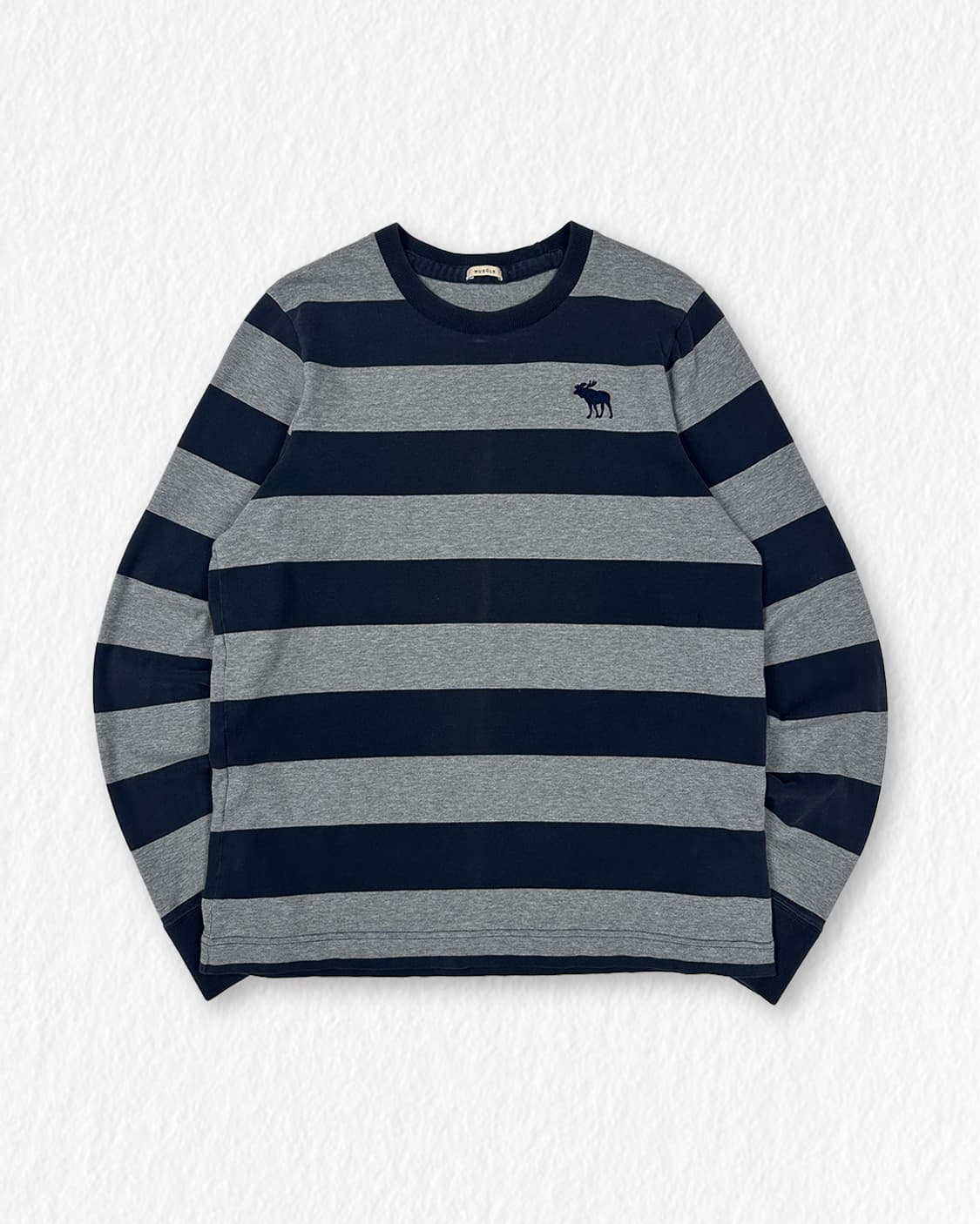 아베크롬비 순록로고 단가라 맨투맨 상품이미지1