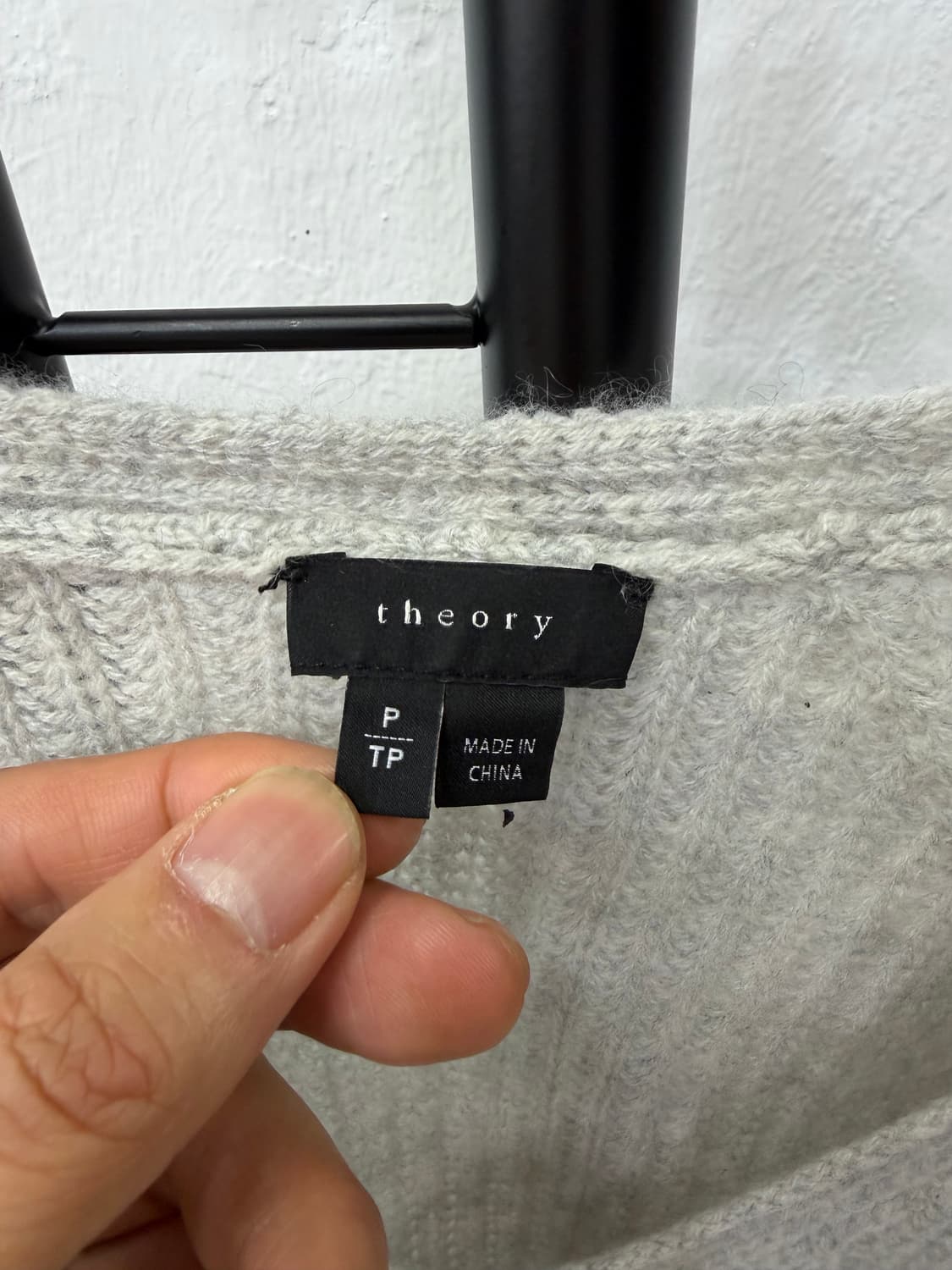 정품) theory 띠어리 캐시미어100 니트 스웨터 P 상품이미지5