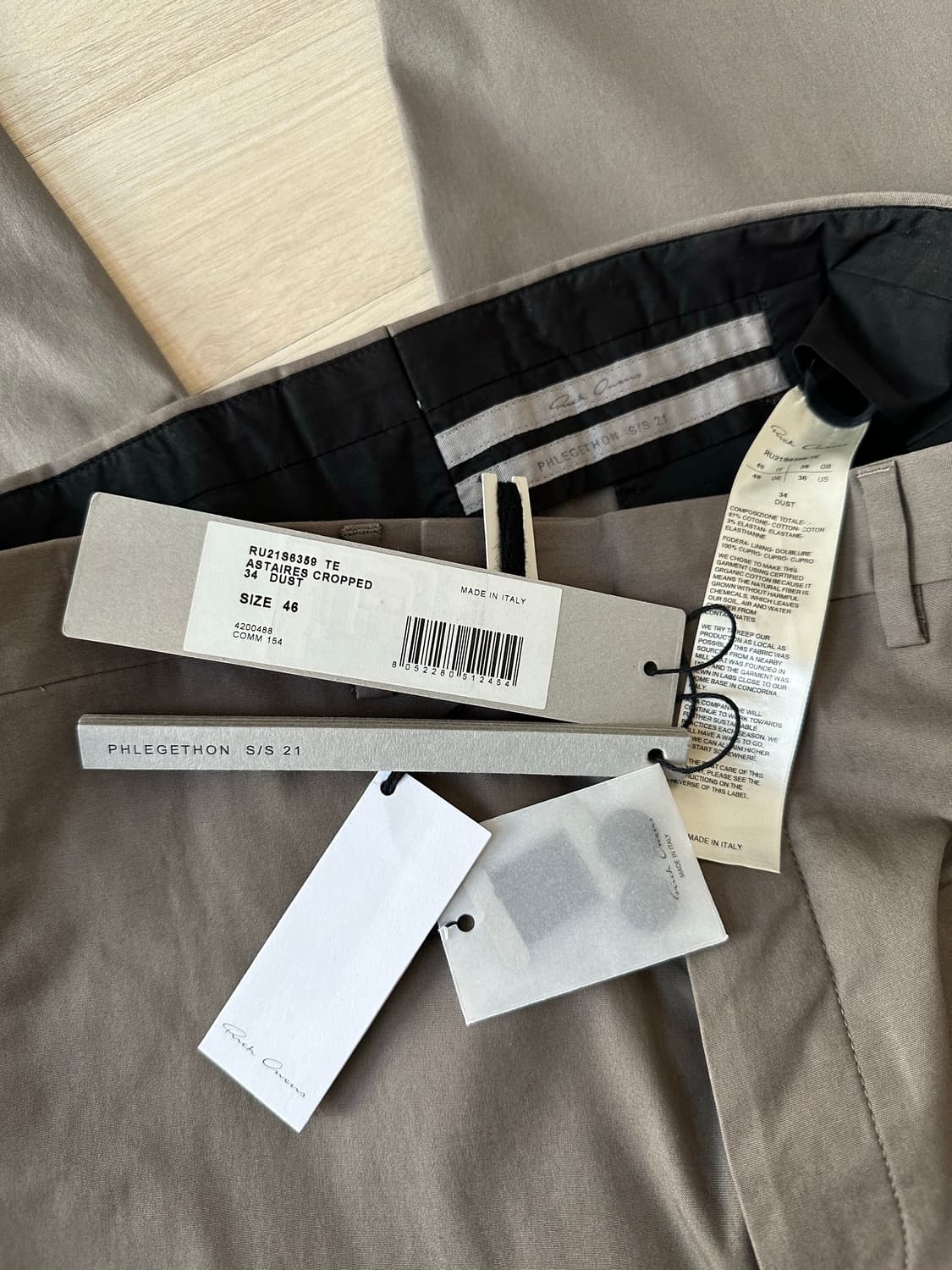 릭오웬스 크롭 팬츠 상품이미지3