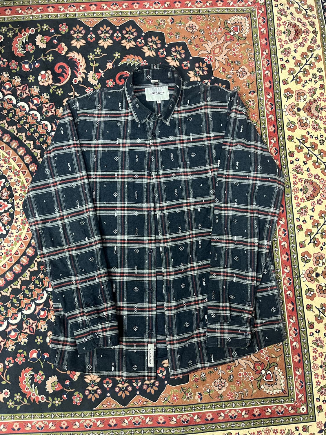 [L] 칼하트 wip 체크셔츠 상품이미지1