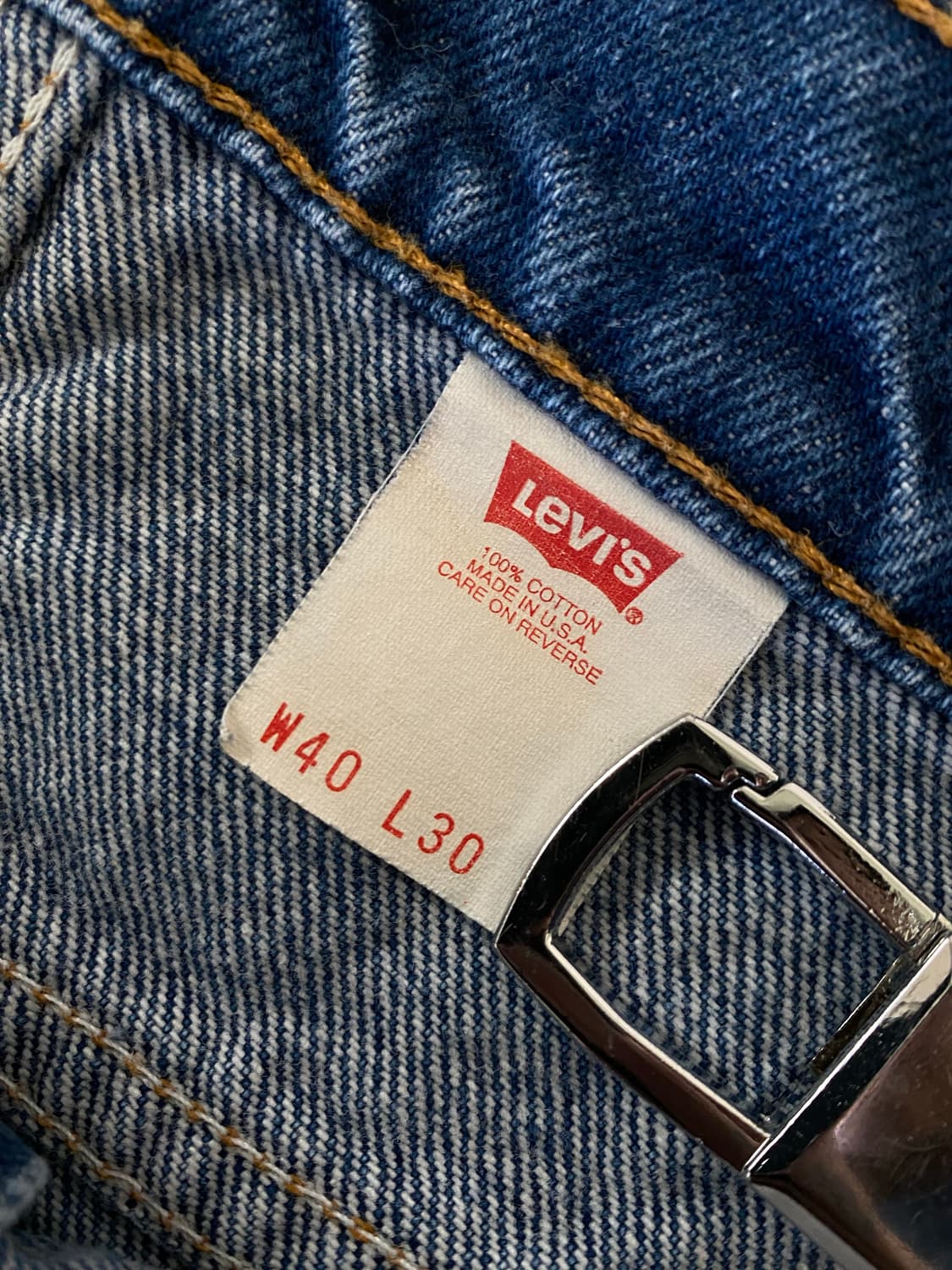 (40x30) 90s 리바이스 517 오렌지탭 USA 상품이미지2