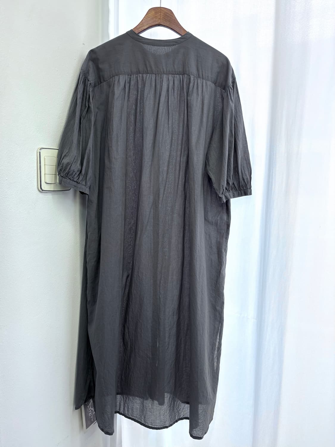 earth music&ecology 코튼 셔링 롱 원피스 가디건 JPN  상품이미지4