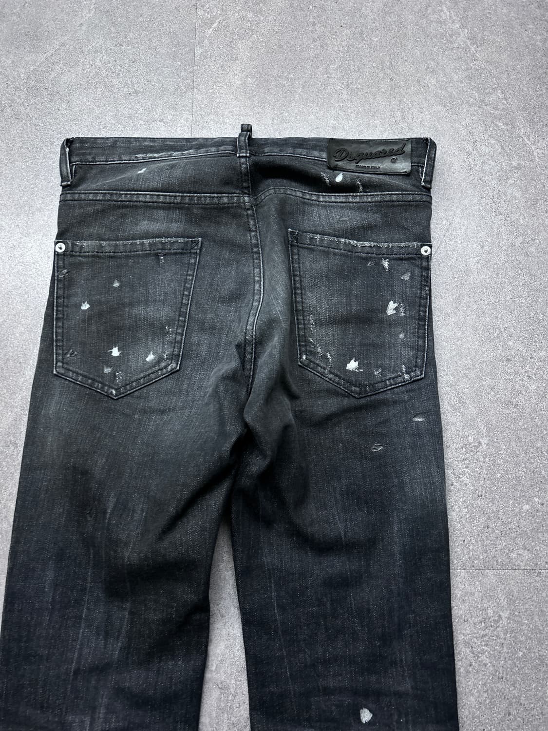 디스퀘어드2 블랙 슬림 디스트레스드 데님 상품이미지5