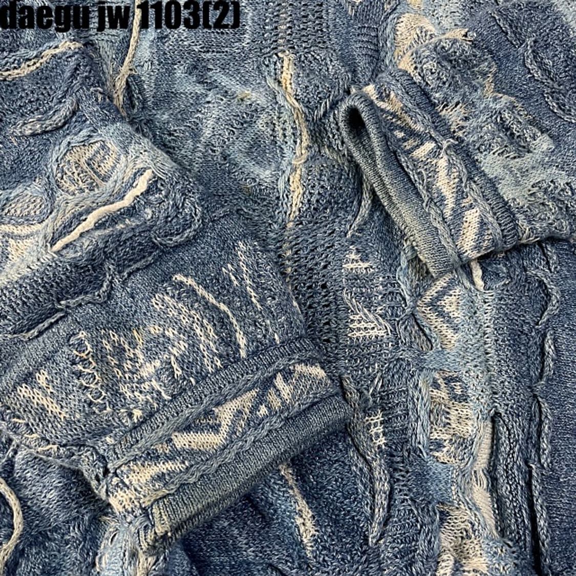 쿠지 케이블 니트 L  상품이미지6