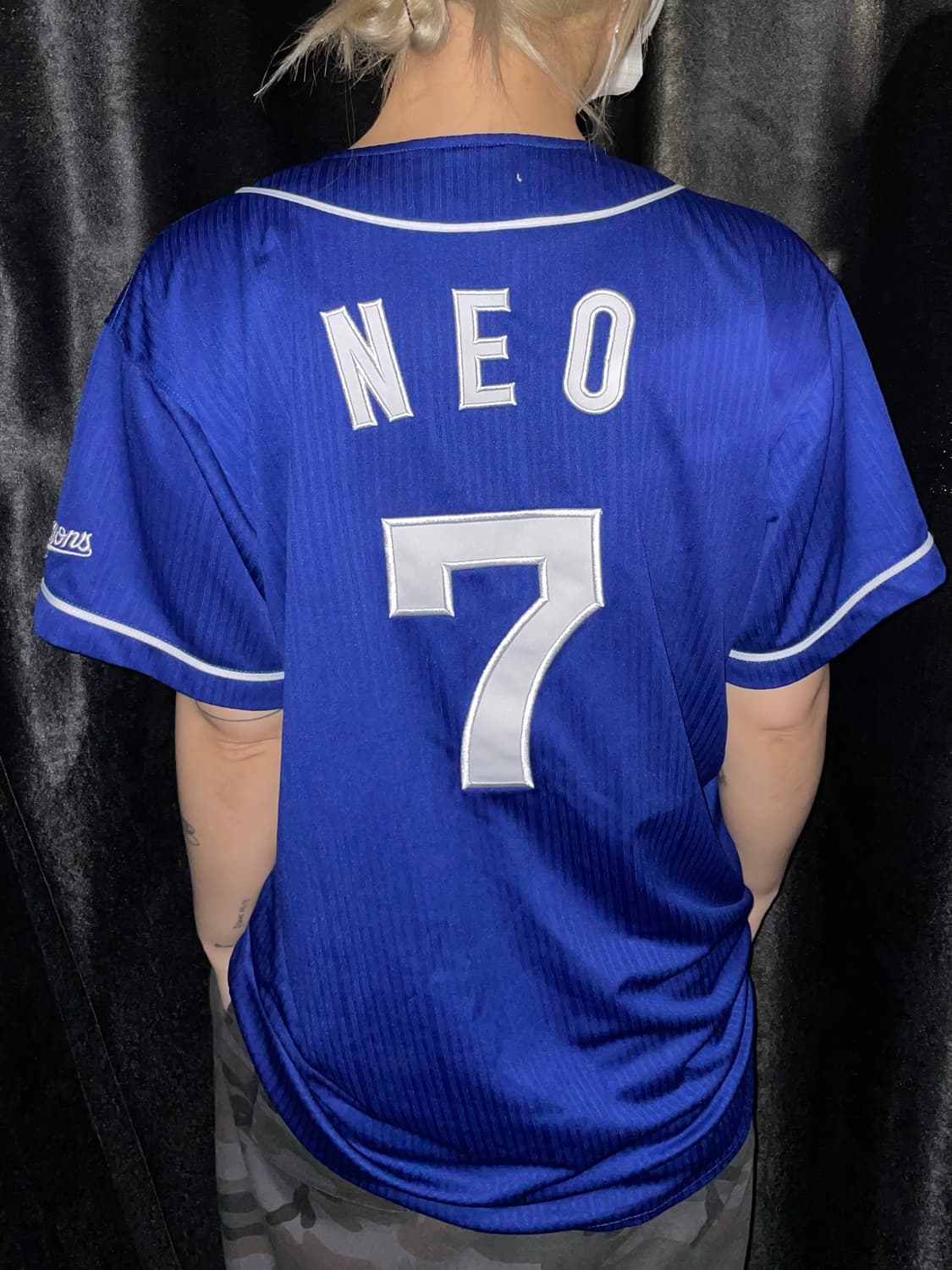 네오 NEO No.7 야구 유니폼 블루 상품이미지1