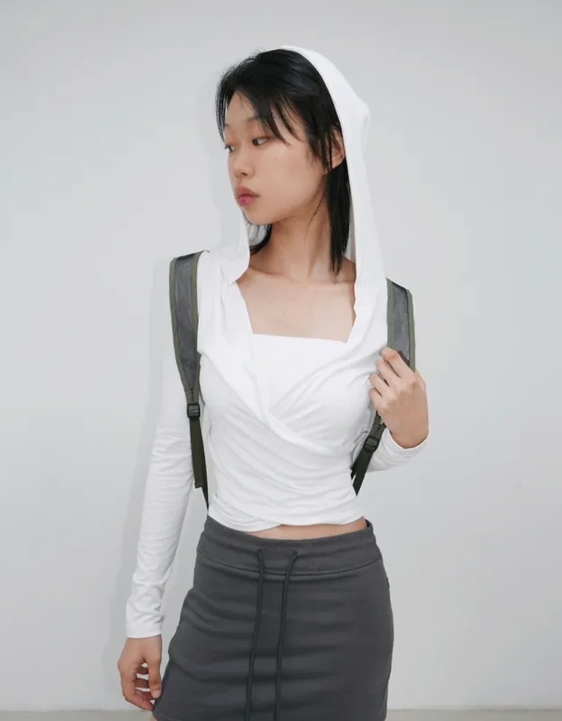 위위미유 발레 후드 랩 티 상품이미지1