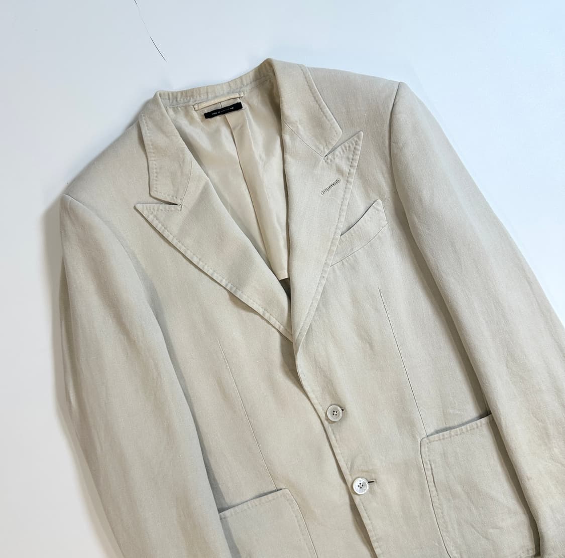 톰포드 tom ford 린넨 블레이저 자켓 48R  상품이미지8