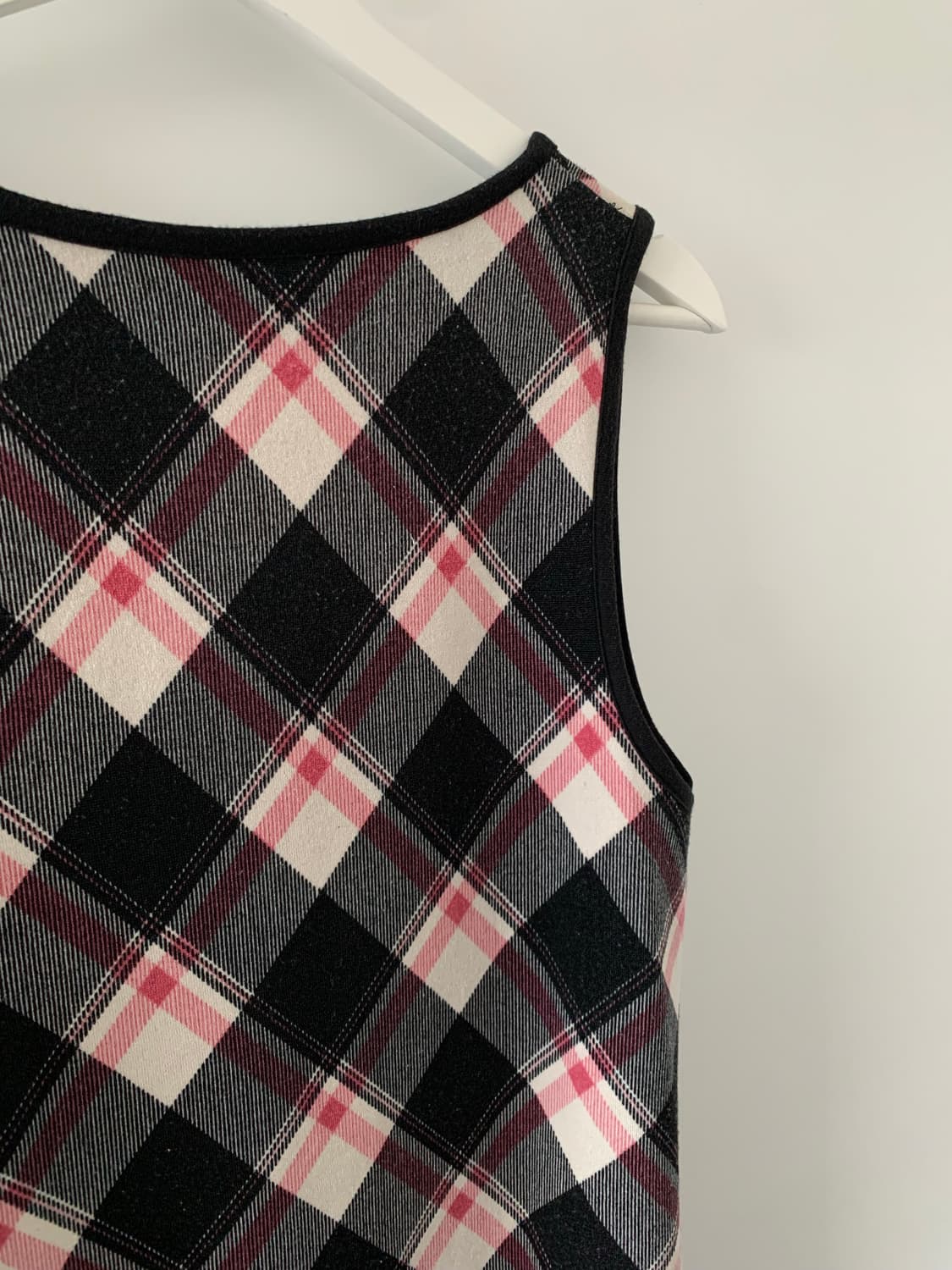 블랙 체크 원피스 상품이미지5