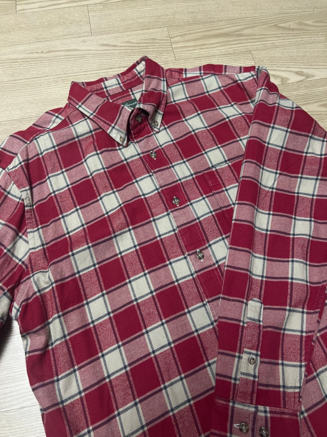 Eddie Bauer Button-down Check Shirts XL 상품이미지1