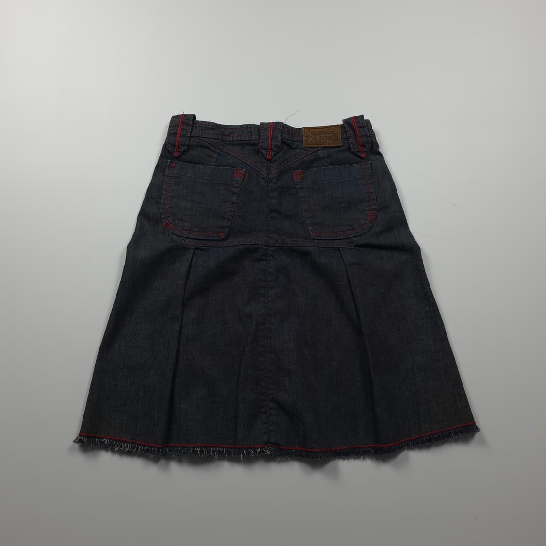 일본 Y2K 빈티지 데님 미디 스커트 (M) 상품이미지2