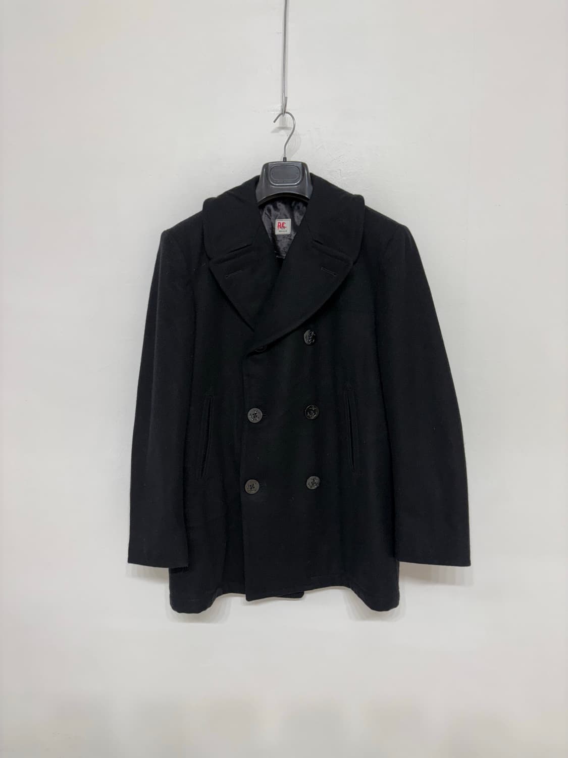 90‘s USN Wool Pea Overcoat. 상품이미지1