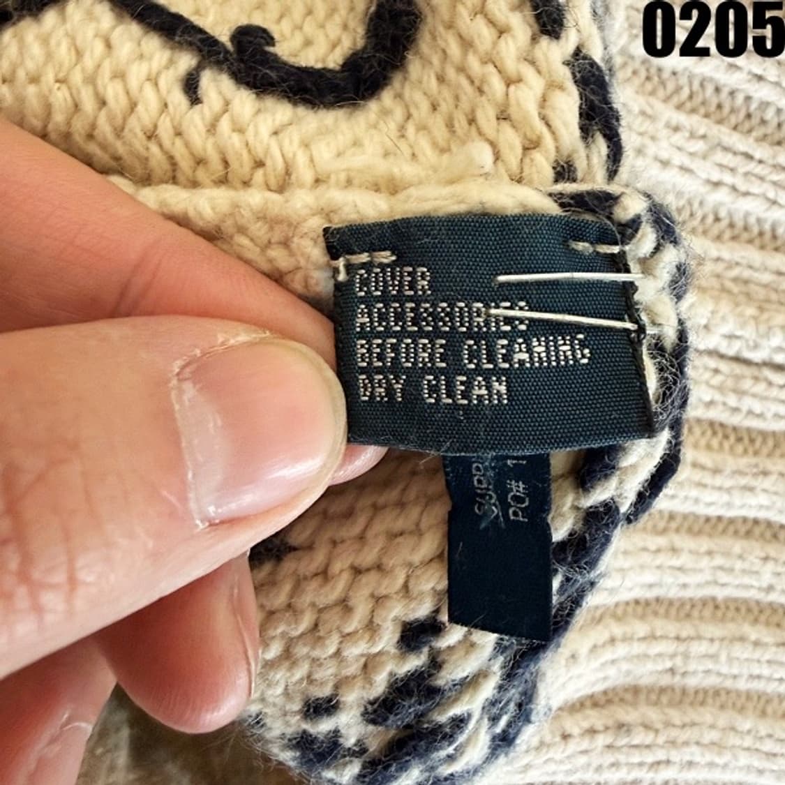 폴로 랄프로렌 노르딕 사슴 숄카라 니트 스웨터 M 0205  상품이미지8