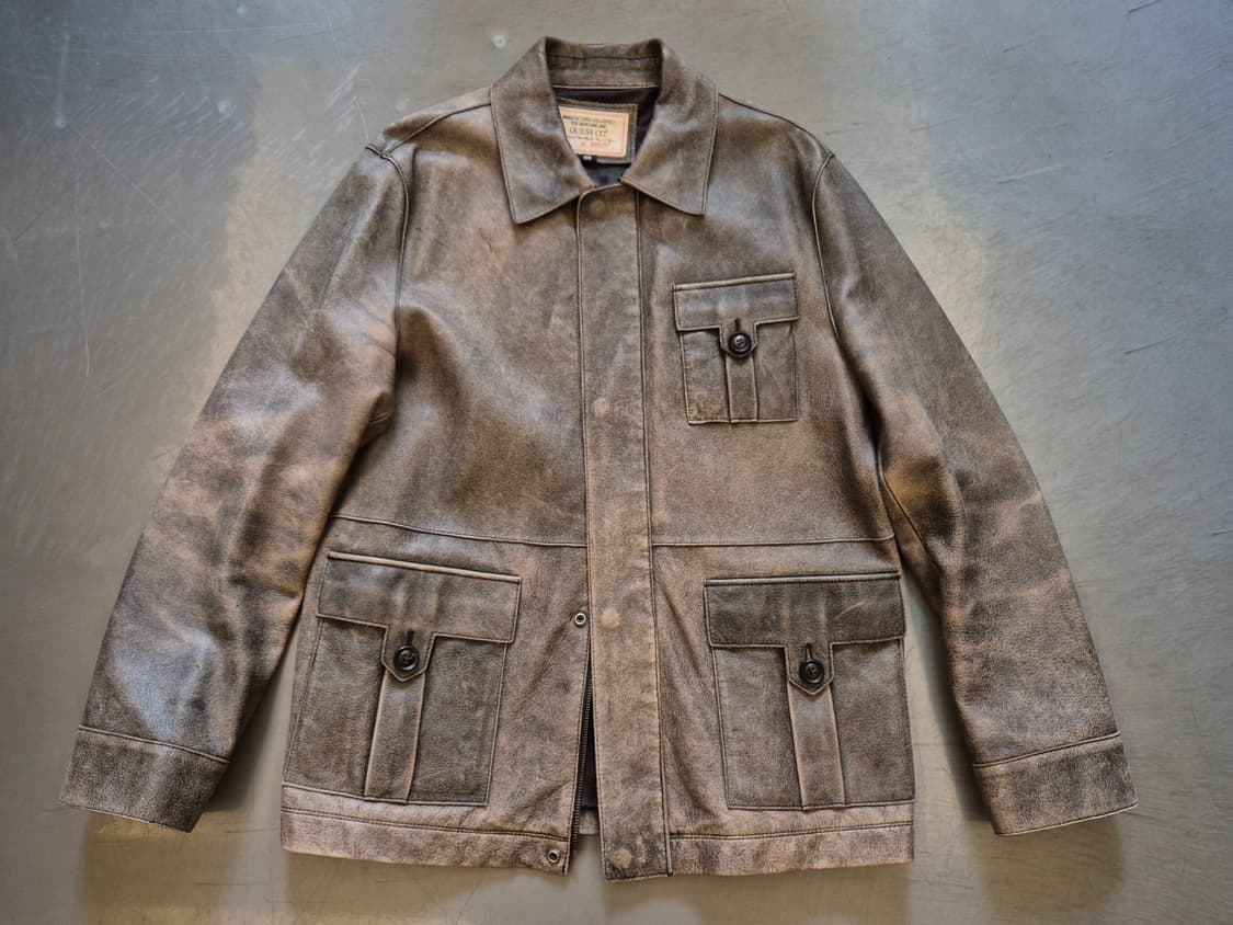 90s 게스 소기죽 자켓 상품이미지1