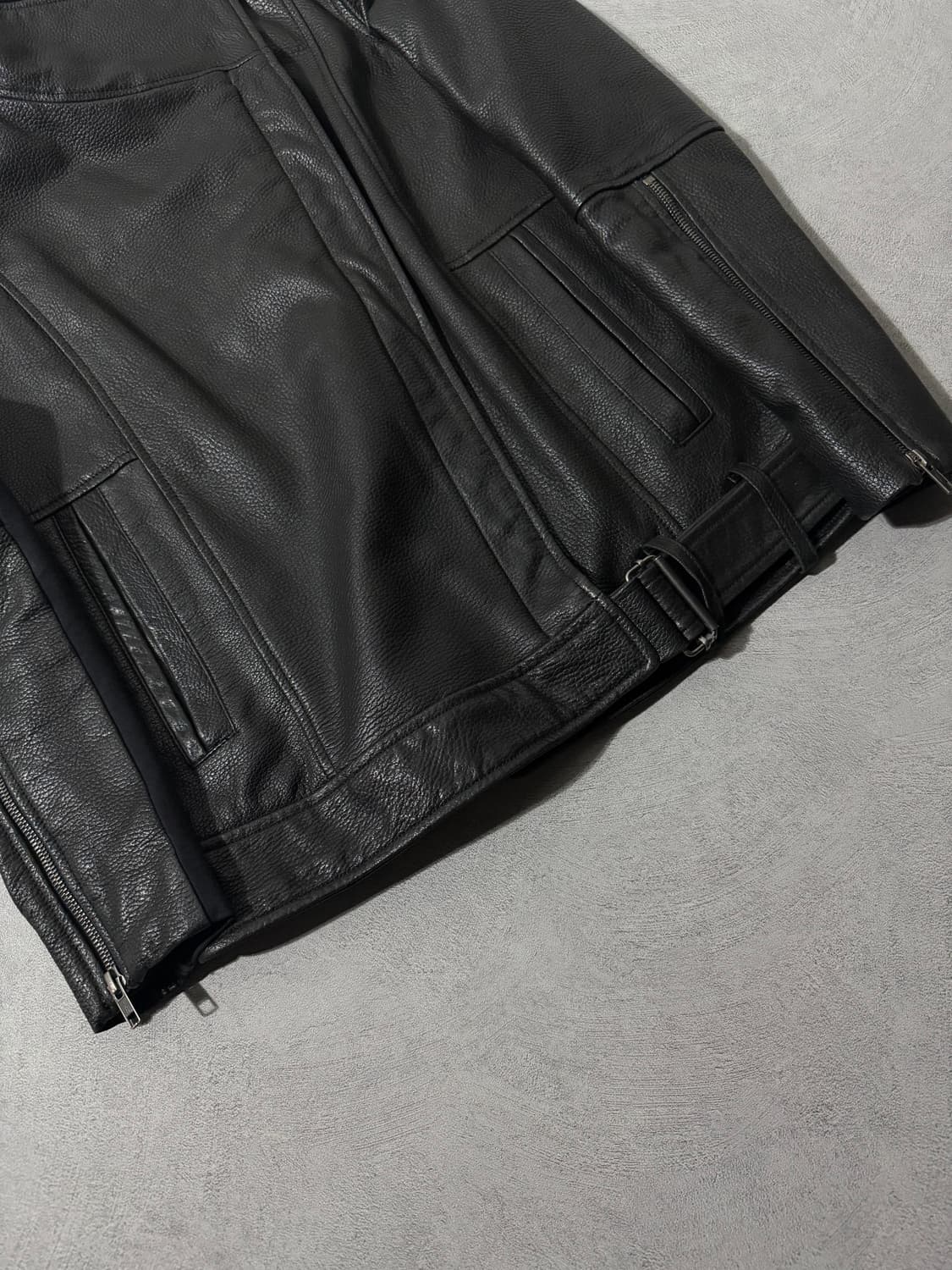10FW 헬무트랭 랭 하이넥 램스킨 자켓 상품이미지7