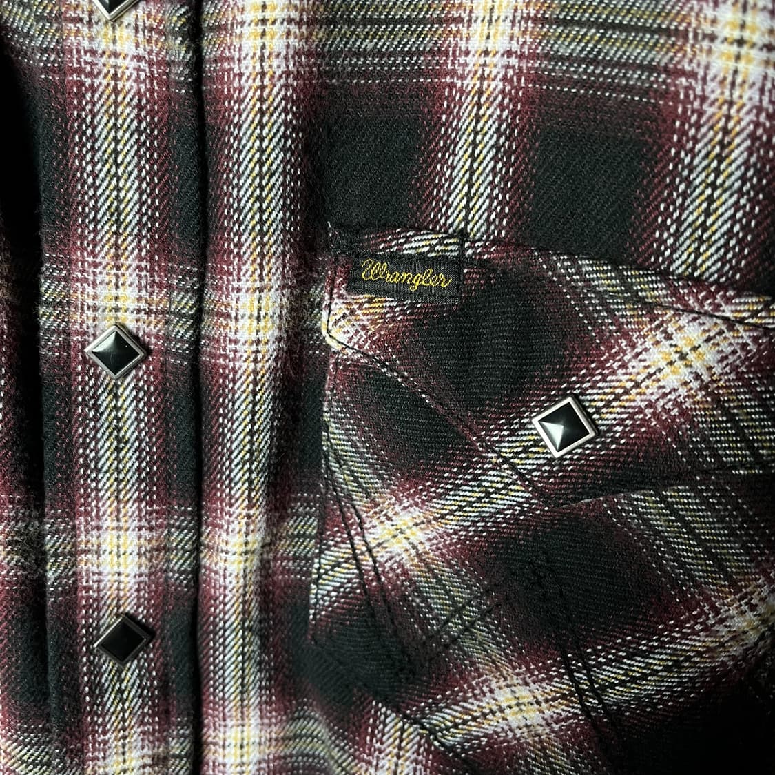[Wrangler] 랭글러 다이아버튼 체크 웨스턴셔츠 상품이미지5