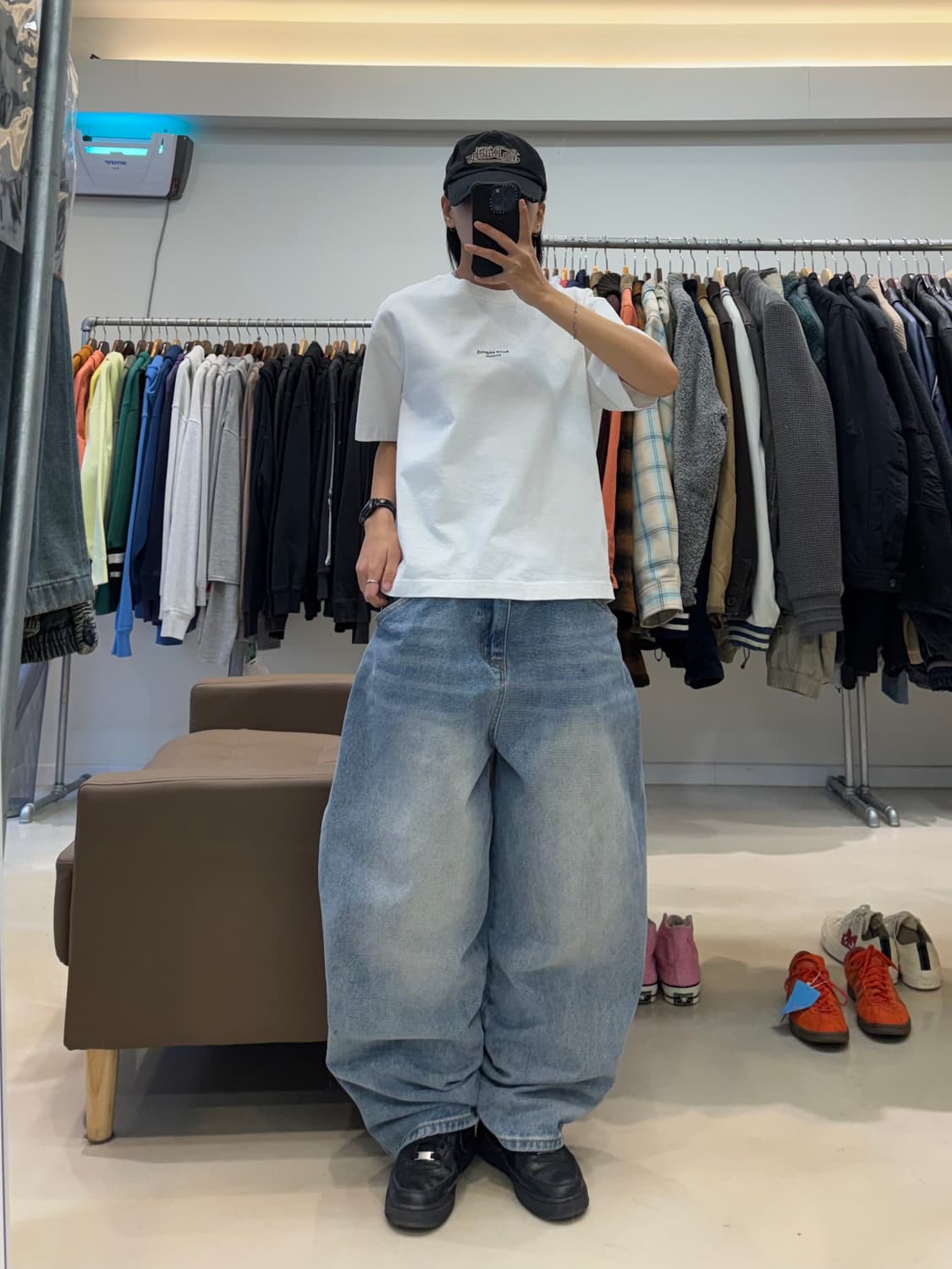 아크네 스튜디오 로고 반팔티 상품이미지7