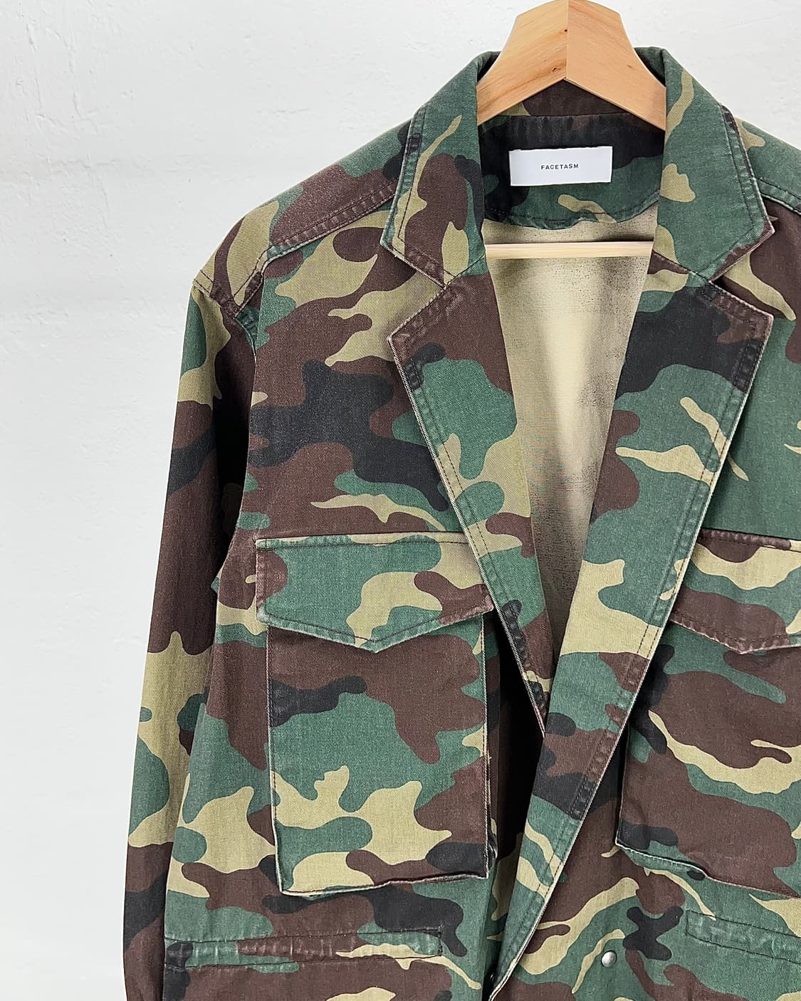 파세타즘 2015 벌수스 가먼트 워시 우드랜드 밀리터리 자켓 상품이미지2