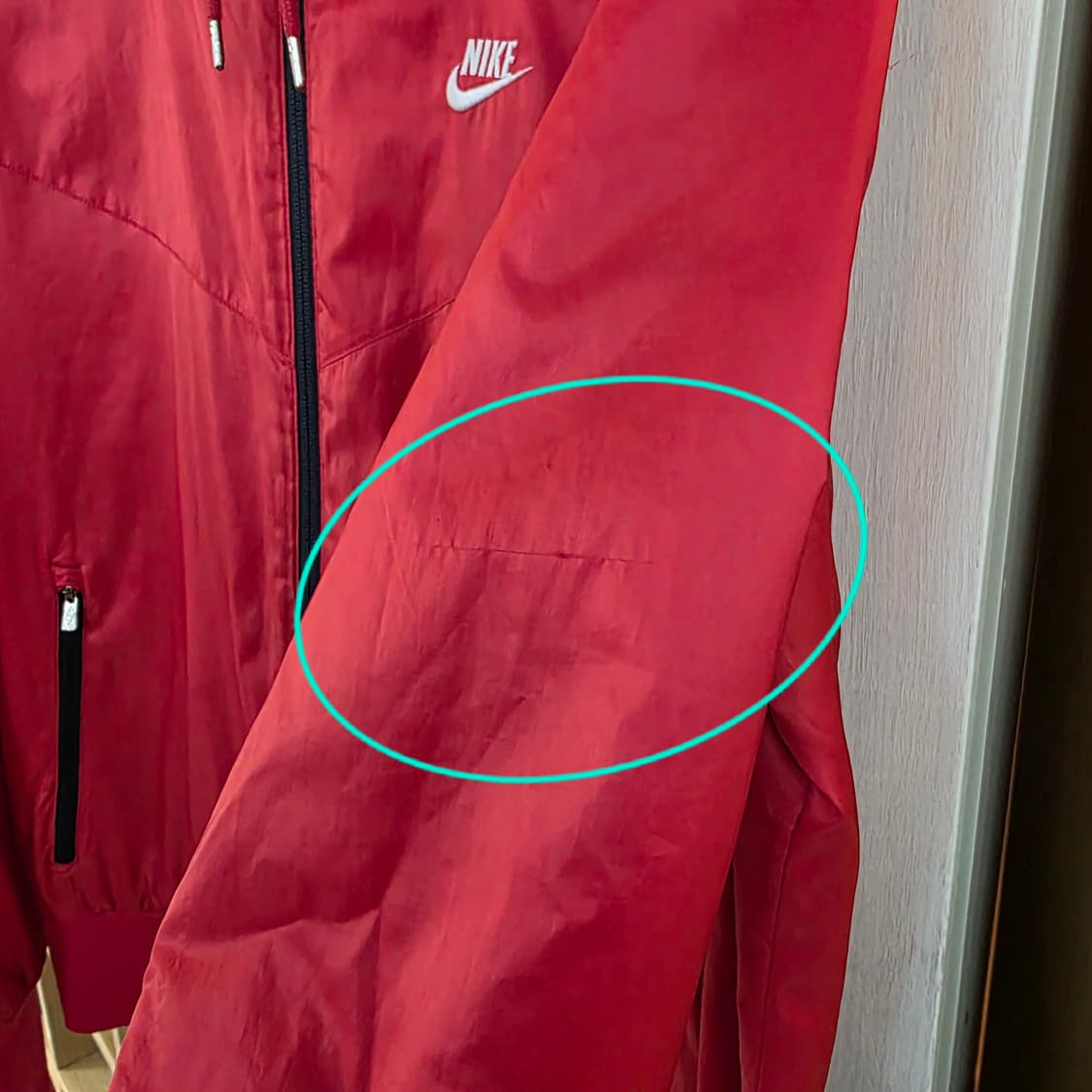 나이키 윈드러너 바람막이 레드 상품이미지8