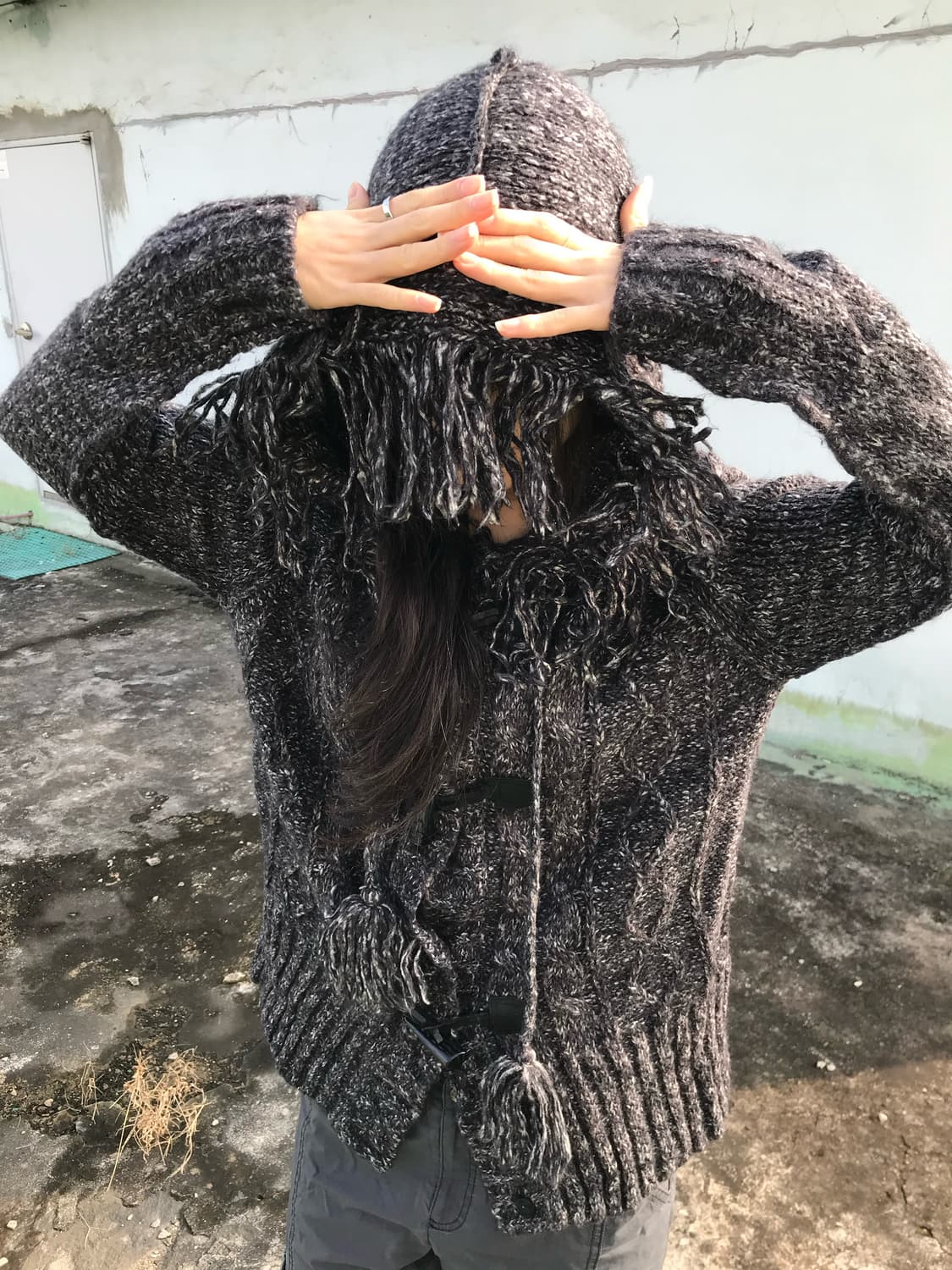 윈터 프린지 니트 상품이미지2