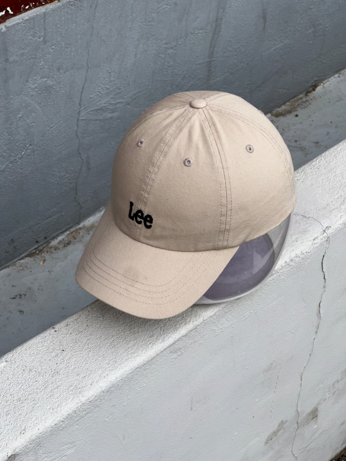 [F] Lee 리 베이지 볼캡 모자 상품이미지2