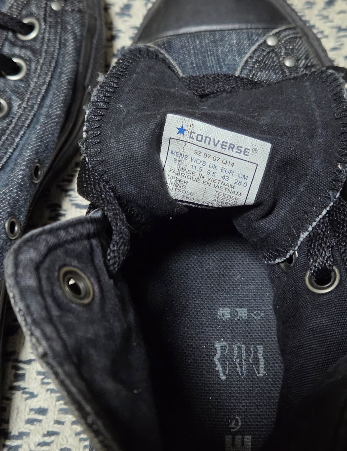 컨버스 CT 하이 데님 스니커즈 280 상품이미지5