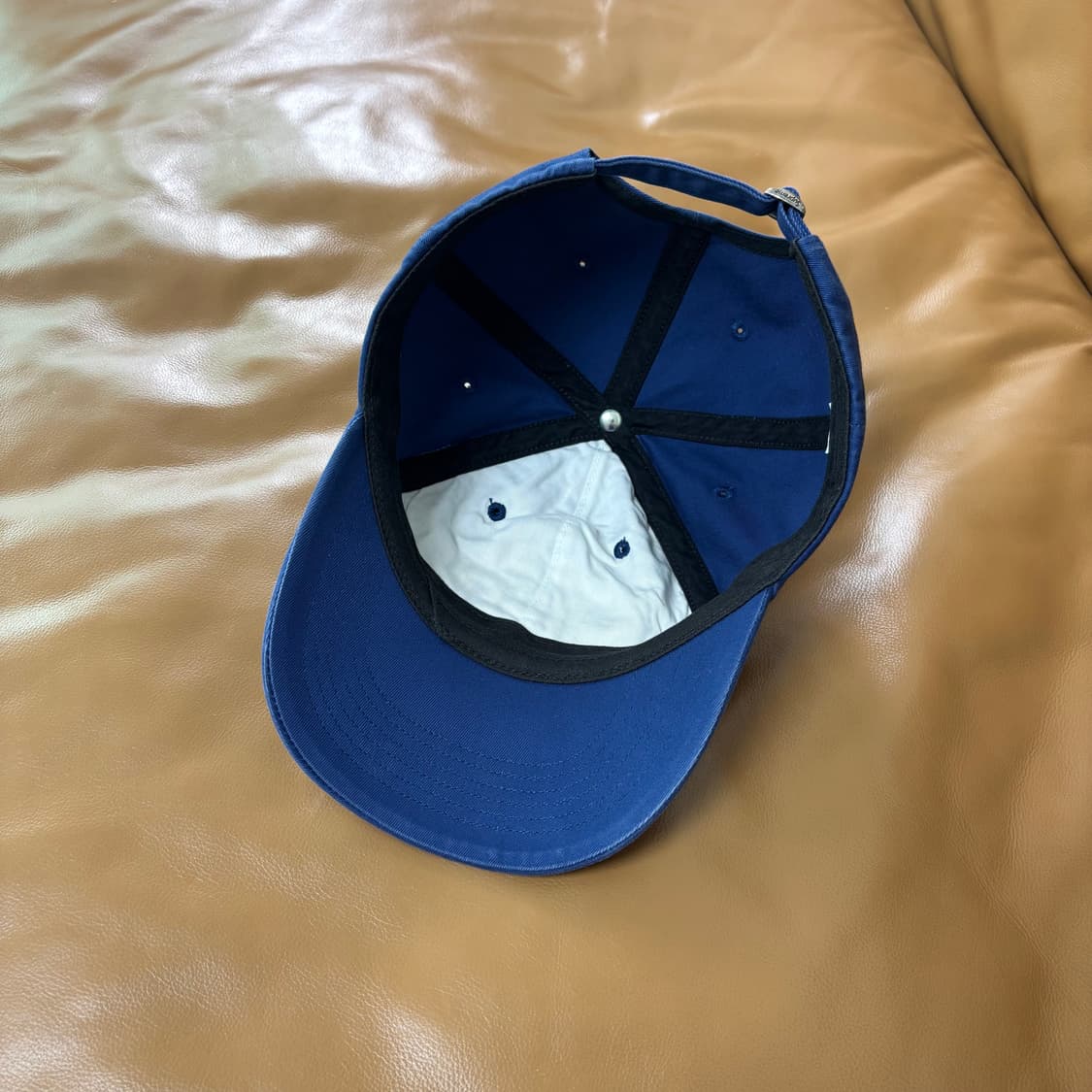 Supreme 슈프림 23fw 웜업 네이비 6패널 볼캡 모자 (Navy) 상품이미지7