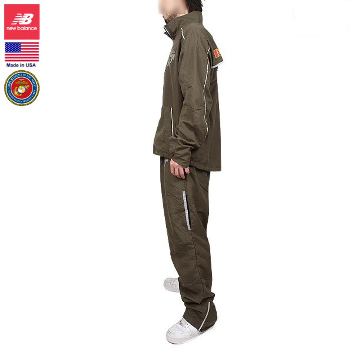 [새상품/레어] 뉴발란스 군납 미해병대 PT 트랙 팬츠 상품이미지2