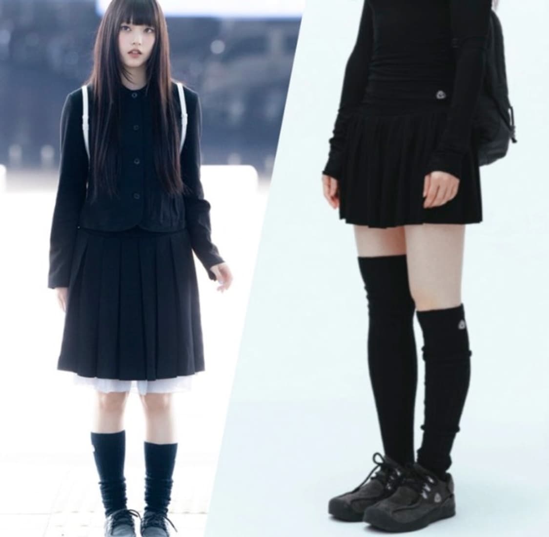 코이세이오 니삭스 뉴진스 해린 pompom over knee socks 상품이미지6