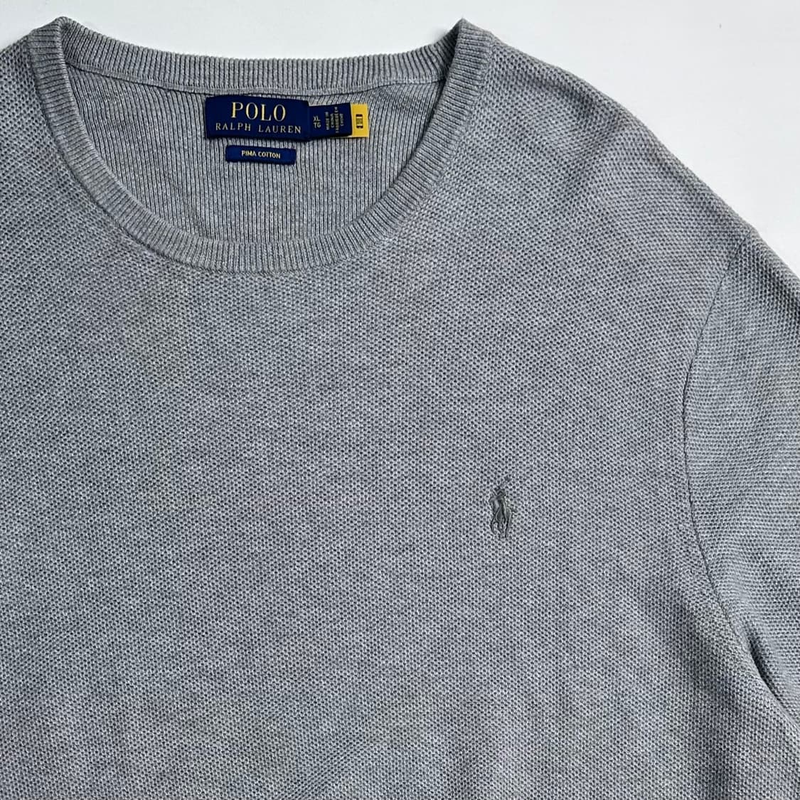 폴로 랄프로렌 피마코튼 그레이 니트 상품이미지4