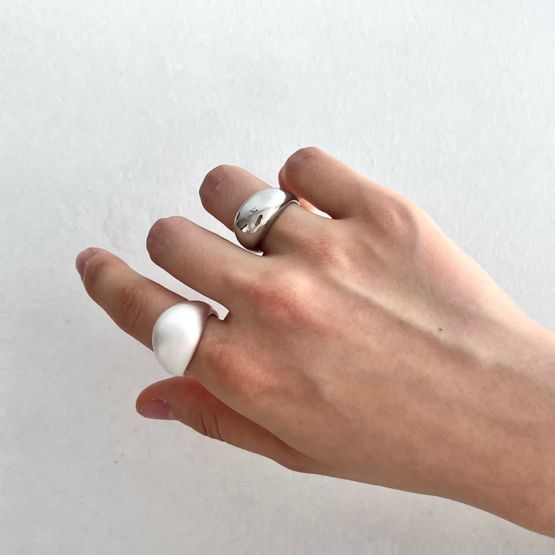 라운드 볼드 반지 2종 상품이미지8