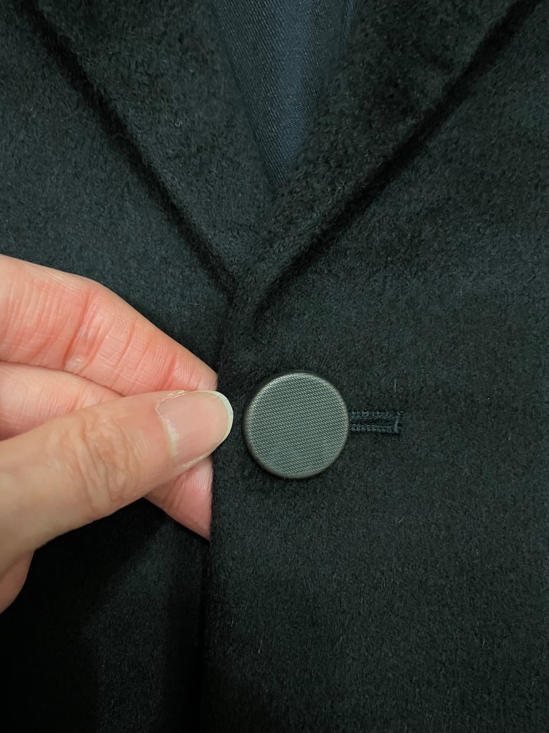 타임 캐시미어100% 블레이져 자켓 블랙 95 상품이미지6