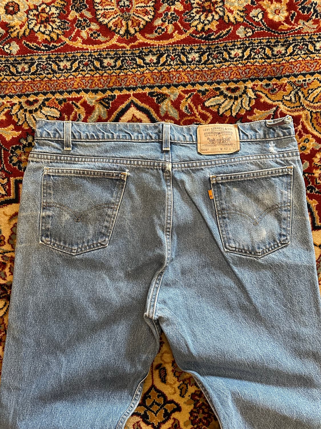 90s Levi's 505 "Blank Orange Tab" (USA) 상품이미지7