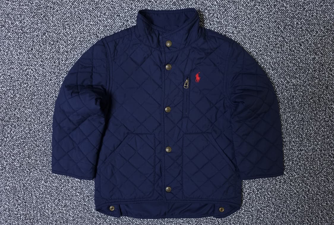 [무료배송][110]폴로 키즈 누빔 자켓 경량 패딩 상품이미지1