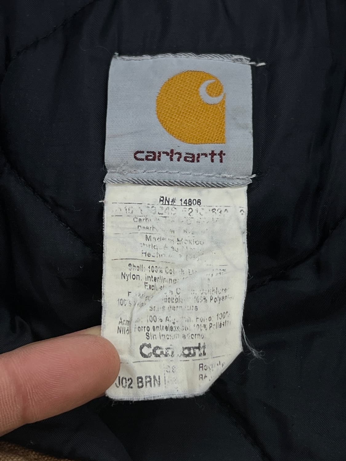 칼하트 J02 브라운 아크틱 트레디셔널 자켓 상품이미지8